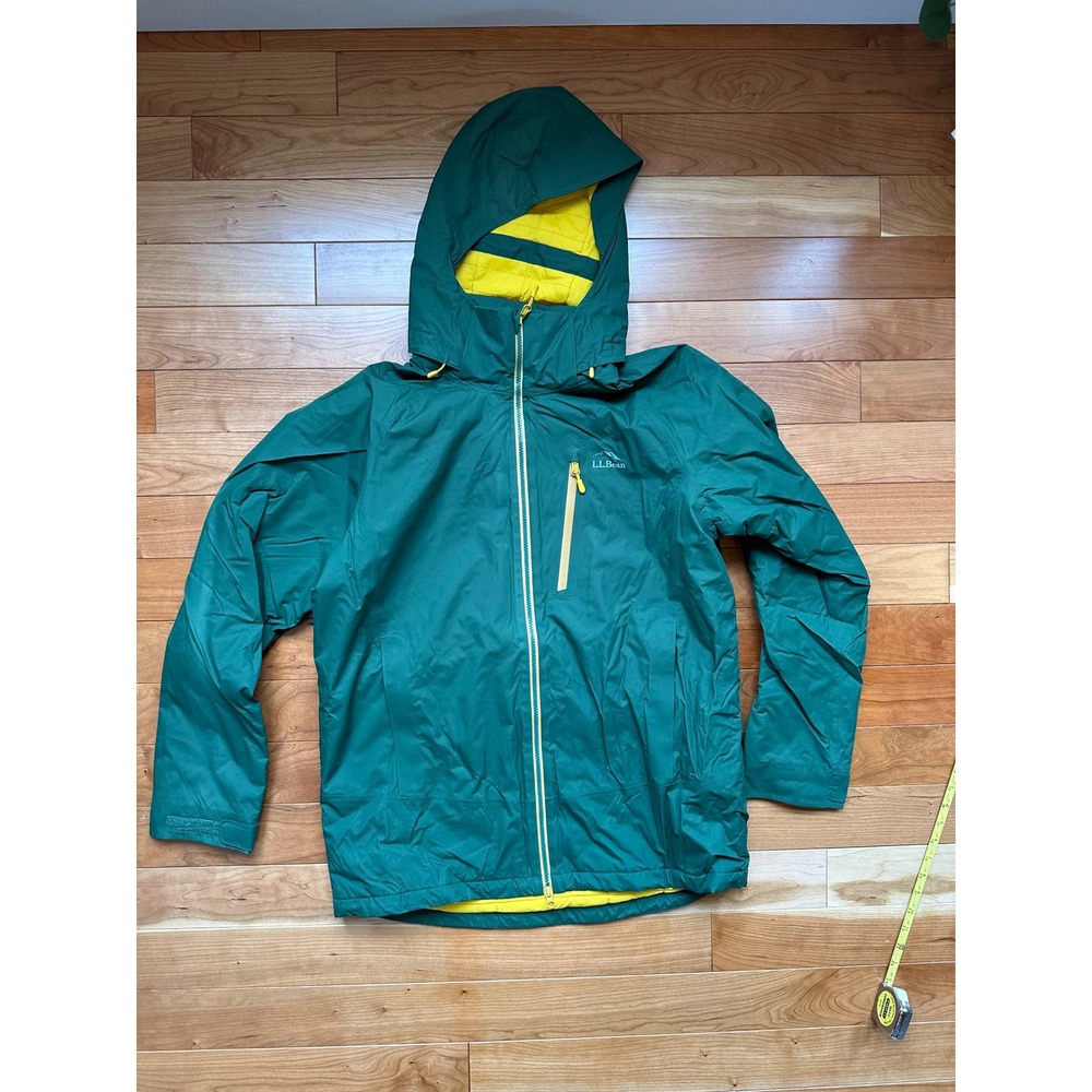 LL Bean Wildcat Waterproof Insulated Jacket‎ Mens M Camp Green NWT